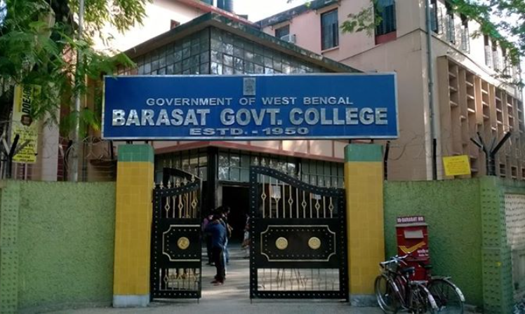 How much percentage is required for Barasat Government college?

